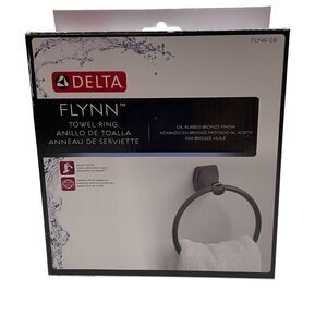 Delta‎ Flynn Towel Ring NEW in BOX Oil Rubbed Bronze Finish